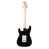 ZNTS Rosewood Fingerboard Electric Guitar Black w/ White 97563355