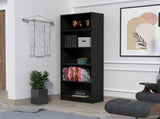 Black 5-Shelf Bookcase B062P175149