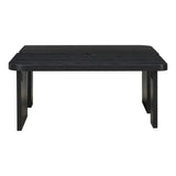 U-Can Modern Minimalist Coffee Table Set, Rectangle Coffee Table with Splicing Design, N724P232174B