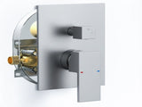 Male NPT Brushed Nickel Shower System, Shower Faucet Set for Bathroom Shower Fixtures with 12 Inch 71633519