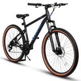 ZNTS A24301 Mountain Bike 24 Inch Wheels, 21-Speed Mens Womens Trail Commuter City Mountain Bike,High W2563P173258