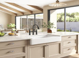 White Farmhouse Sink Deep Apron Sink Undermount Farmhouse Kitchen Sink Single Farm Sink W928P152765