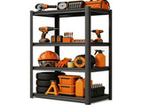 Heavy Duty Adjustable Metal Storage Shelving Unit, 1600 LBS Load Capacity Garage & Kitchen Utility 45218881