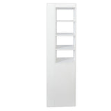 70.87" H Display Storage Cabinet , 4-Tier Shelf, 3 Side Drawers & 4 small display shelves , Modern W331P281202