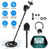 ZNTS Professional Metal Detector Set Gold Finder for Adults Beginners with 10.04In Waterproof Coil LCD 34065344