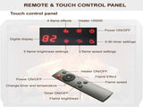 23 inch Infrared heating electric fireplace insert, log set & realistic flame, remote control W1769P263642