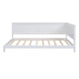 Full Size Wood Daybed/Sofa Bed, White WF297690AAK
