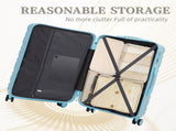 3 in 1 20"/24"/28" 3 pcs/set in ABS Spinner Wheel Luggage, Carry on Suitcase, Matching Color, 24388284