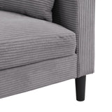 57 " High Resilience Loveseat Sofa, Wooden Frame 2 Seat Sofa, Comfy , Small Space Saving Modern W2297P264496