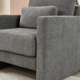 Modern Accent Chair, Chenille Upholstery Armchair - Modern Style, Solid Wood Frame - Ideal for W1765P172326