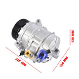 Air Conditioning A/C Compressor 64529211496 CO11420C Replacement for BMW X3 xDrive28i 3.0L 2011-2012 39348992