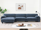 108" Modular Sectional Sofa, L-Shape with 31.5" Extra-Wide Seat Cushion, USB and Type-C Charger, 51914423