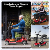 4 Wheel Compact Heavy Mobility with Lights, Battery Powered Electric Mobility Scooter, Electric 22930525
