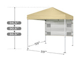 5X5FT Outdoor Canopy with 1 Sidewall 01097039