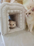 Ottoman Storage Bench Pet Supplies Corduroy Bench Cat's nest to hide For the Living Room, Entryway W1825P235543