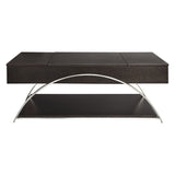 ZNTS Modern Living Room Furniture 1pc Lift Top Coffee Table with Display Shelf Espresso Finish Wood B011P175369