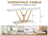 Console Table, Industrial Hallway Table for Entryway, 42 Inch Entryway Tables 23323433