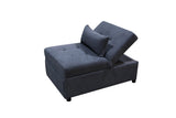 Folding Ottoman Sofa Bed Dark Gray W2297P216458