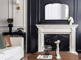 40" x 31" Classic Design Large Arch Mirror and Baroque Inspired Frame for Living Room Bathrrom W2078127697