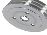 Short Pump Aluminum Triple 3 Groove Crankshaft Pulley fit for Small Block Chevy SBC 86670789