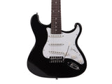 Rosewood Fingerboard Electric Guitar Black w/ White 97563355