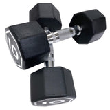 Premium Octagonal Dumbbell, Large Numbers Hard Chrome Plated Handle Dumbbells to Assist with 03893618