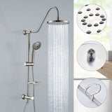 Shower Head with Handheld Shower System with 8" Rain Shower Head W121949103