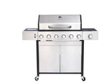 6-Burner Propane Gas Grill With Side Burner W2938P332357