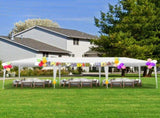 3*9m Non-Cloth PE Cloth Plastic Sprayed Iron Pipe Outdoor Party Tent White 71299651