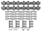 Shaft Mount 1.7 Ratio Stainless Steel Rocker Arm Fit for Chevy GM LS1 LS2 LS6 Gen III Full 67379452