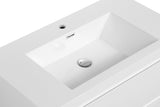 36" Floating Bathroom Vanity with Sink, Modern Wall-Mounted Bathroom Storage Vanity Cabinet with W1573P152685