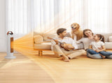 24" Tower Space Heater, 1500W Smart Electric Heater with Thermostat, WiFi APP & Remote Control, 78523461