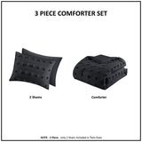 King/Cal King Clip Jacquard Comforter Set B035P203263