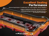 Aluminum Valve Cover Set Fit for Lincoln MKC MKZ 2.0L L4 DOHC 2013-2016 CJ5Z-6582-A 82462027
