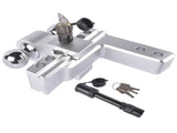 Adjustable Trailer Hitch Fit 2" inch Receiver, Aluminum Rapid Hitch 6" Drop/Rise 25543613