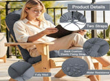 Adirondack Chair Cushion, Rocking Chair Cushion 44x19.4x4 inch, High Weather Resistant Tufted 16294170