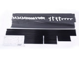 Simple Assembly 5 Tiers Non-woven Fabric Shoe Rack with Handle Black 56072092