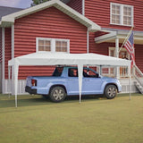 ZNTS 10'x20' Pop Up Canopy Tent with 6 Sidewalls, Ez Pop Up Outdoor Canopy for Parties, Waterproof W2505P151708