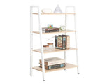 Industrial 4-Tier Bookshelf, Freestanding Rustic Display Bookcase Storage Rack Shelf Plant Stand for 47184923