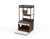 ZNTS Cat Litter Box Enclosures with Cat Tree Tower, Cat Furniture ,Cat Cabinet W1687106558