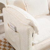 55.32*39.76" Oversized Sofa Indoor,Portable ottoman,Boucle Single Sofa Bed with Wider seat,Double W2715P269740