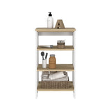 St. Clair Linen Cabinet, Two Interior Shelves, Two Open Shelves, Single Door B070P188853