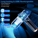 ZNTS 120W 9000PA Cordless Handheld Vacuum Cleaner w/ Searchlight Portable Rechargeable Car Auto Home 05372127