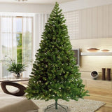 ZNTS Pre-lit Christmas Tree 6ft Artificial Hinged Xmas Tree with Foldable Stand W49835484