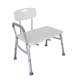 ZNTS Medical Bathroom Safety Shower Tub Aluminium Alloy Bath Chair Transfer Bench with Wide Seat & Padded 48856399