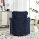 Vanity Chair,Swivel Accent Chair, 360 Degree Round Swivel Barrel Chair, Upholstered Comfy Swivel W2120P322757