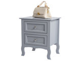 2pcs Country Style Two-Tier Night Tables Large Size Grace 63971339