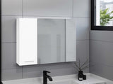 Harbor Medicine Double Door Cabinet,Four Interior Shelves, White B097P474279