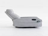 Short plush manual button armchair sofa W547P437355