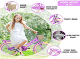 Multiple Colors,Girls Bike with Basket for 7-10 Years Old Kids,20 inch wheel ,No Training Wheels W1019138604